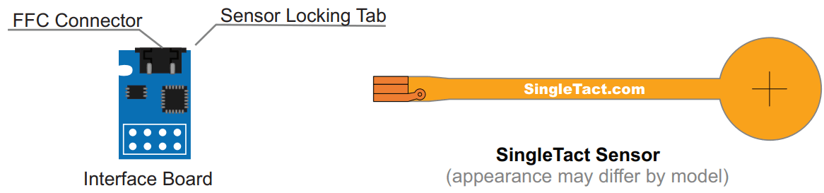 SingleTact Miniature Force Sensor System - Started Notes