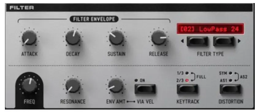 discoDSP Discovery R5 Virtual Analog Synthesizer - Filter