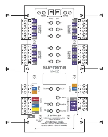 suprema IM-120 Multiple Entry Input Module-fig-5