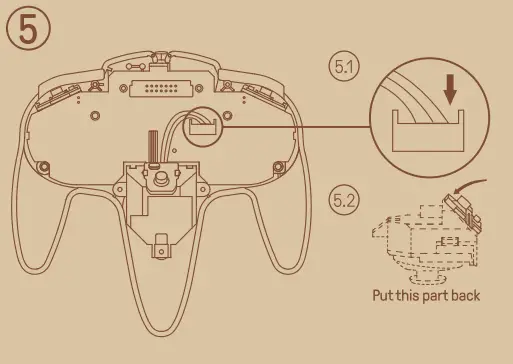 8BitDo-N64-Bluetooth-Controller-Kit-with-Joystick-Component-FIG-4