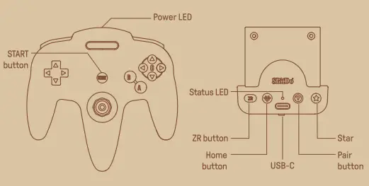 8BitDo-N64-Bluetooth-Controller-Kit-with-Joystick-Component-FIG-6