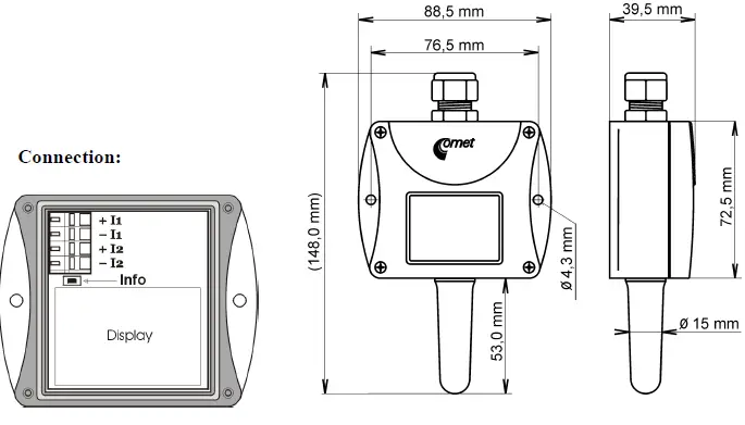 COMET SYSTEM T0110 Programmable Temperature Transmitter 1