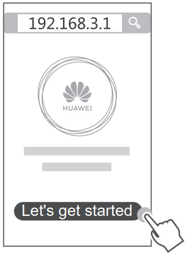 HUAWEI WiFi AX3 WS7100 WiFi 6 Plus Dual Core Router - Open the browser