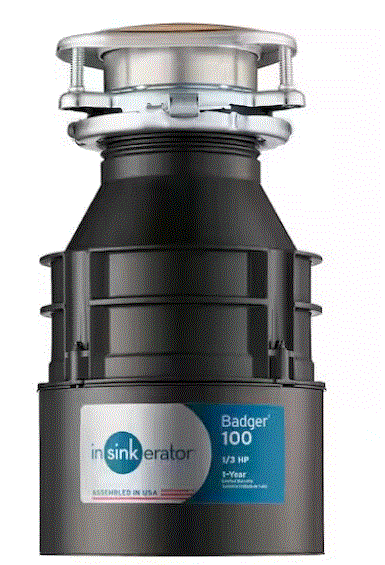 InSinkErator-Badger-100-Lift-and-Latch-Standard-Series-1-3 HP-Continuous-Feed-Garbage-Disposal-product