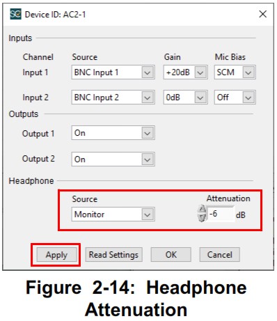 Listen AudioConnect 2 Analyzer Audio Interfaces - Operating Modes 10