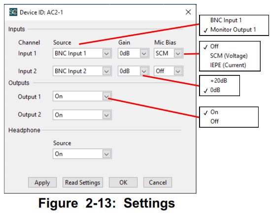 Listen AudioConnect 2 Analyzer Audio Interfaces - Operating Modes 9