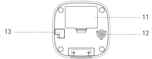 PETLIBRO PLAF001 4L Automatic Pet Feeder - Product Diagram Bottom View