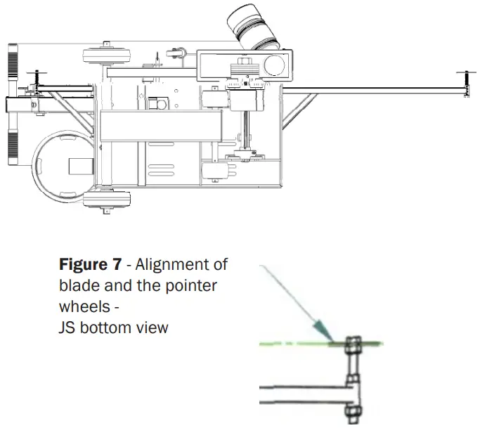 U S SAWS JS-160 Joint Cleanout and Crack Chasing Saws - JS bottom view