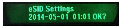 eSID2 Change System Clock - Change Date and Time Step-by-step