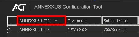 i3 INTERNATIONAL UIO8 v2 Universal Input Output Device - Changing IP Address in ACT 1