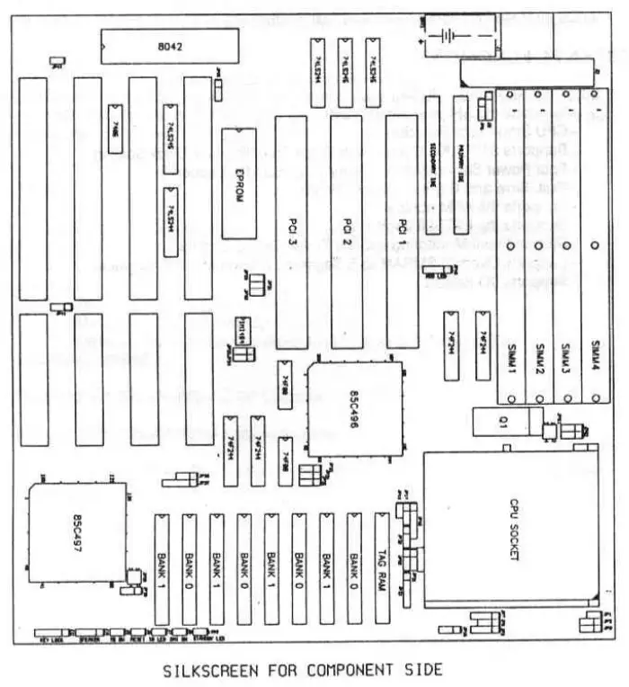 the retro web S4967 486 Cache System Board