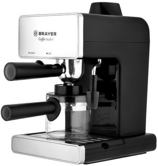 BRAYER BR1113 Espresso Machine Instruction Manual