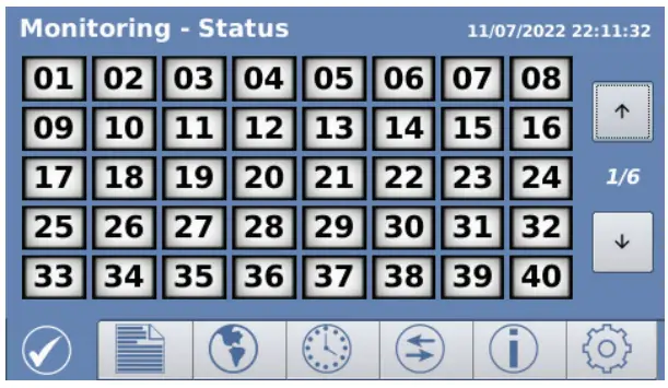 CYBER SCIENCES CyTime Sequence of Events Recorder SER 32e Digital Input Module - screen