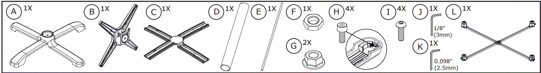 FLAT-SX-Series-Auto-Adjusting-Table-Bases-fig-1