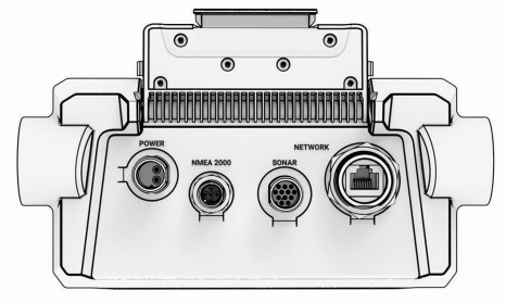 GARMIN ECHOMAP UHD2 sv Chartplotters - Connector View