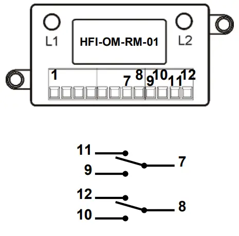 OUTPUT relay mini-module