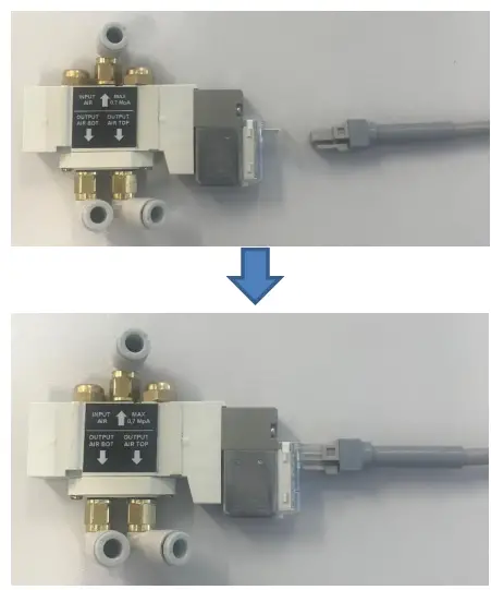 KOLVER LINAR2 Folding and Linear Positioning Arms with Autoadvance Kit - Electrical connection