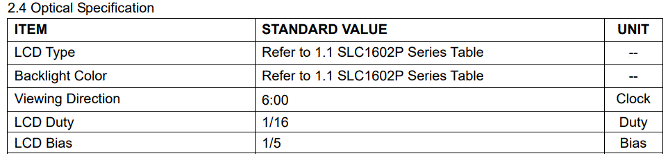 Surenoo-SL-1602P-Series-LCD-Module-5