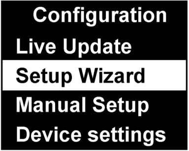 TPI 9085 Smart Vibration Analyser - Configuration menus