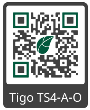 Tigo TS4 A O Module-level Optimization - qr code
