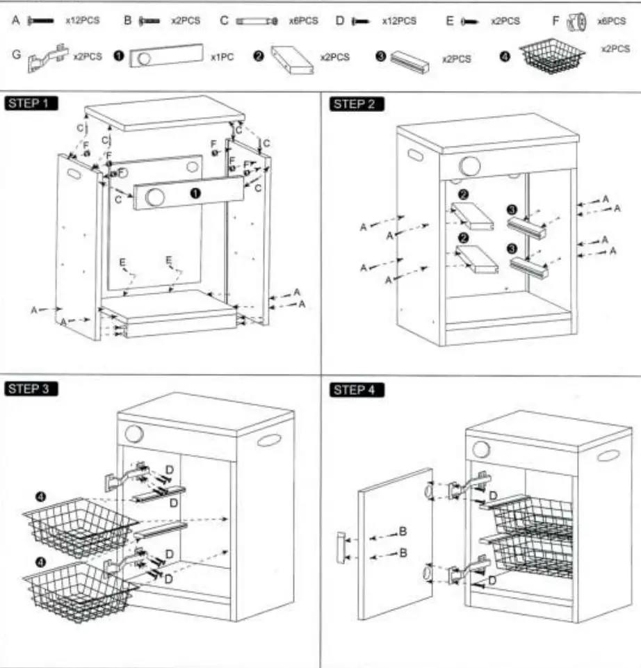 VIGA 50762 White Kitchen Stove with Accessories - Assembly
3