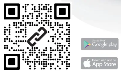 eta Robot Vacuum Cleaner 2 in 1 with Smart Application - qr code