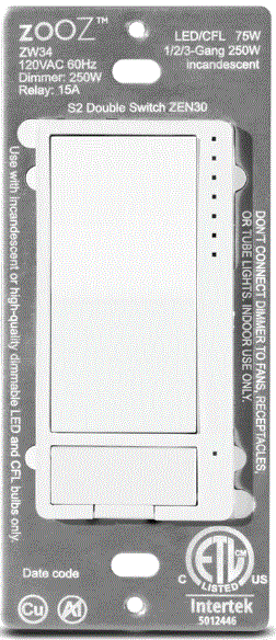 zoOZ ZEN30 Double Switch 800LR-PRODUCT