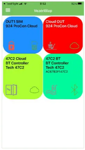 ASC Global WiFi BT Controller PRO Professional Wifi Bluetooth Controller - Control panel