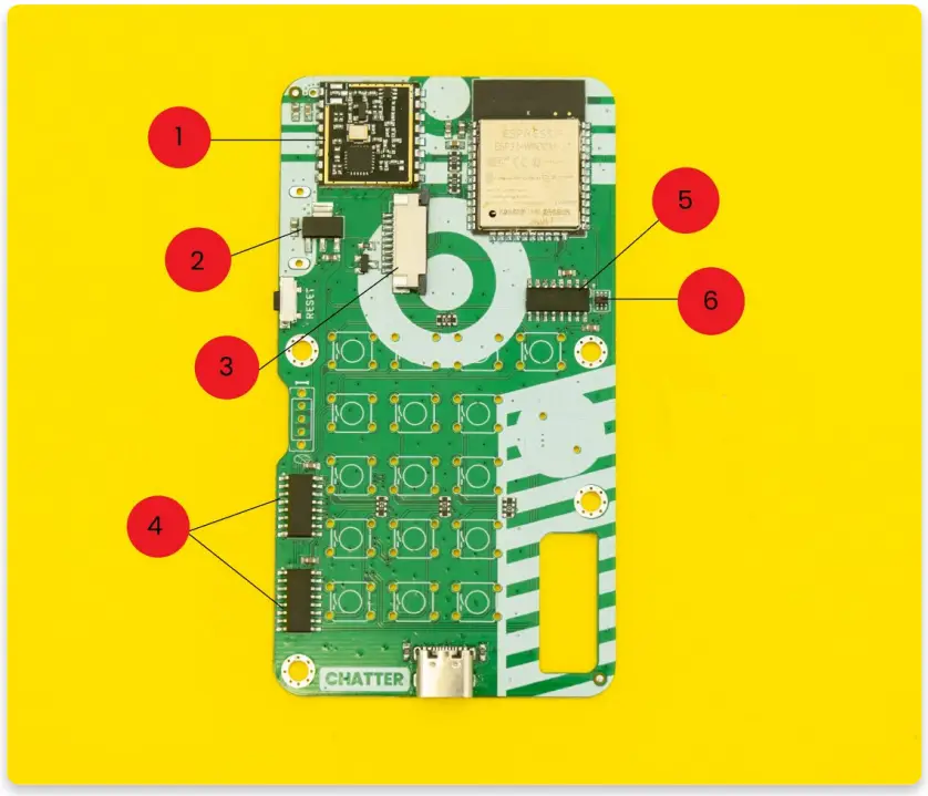 CircuitMess ESP WROOM 32 Microcontroller - chips