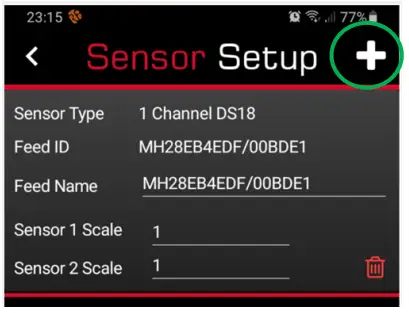 Pair an RF Sensor/Switch to your Smart Device
