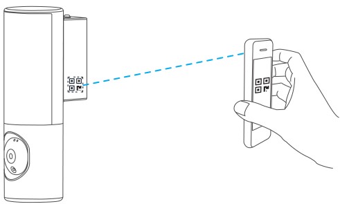 EZVIZ LC3 Security Camera - Scan the QR code on the Quick Start Guide