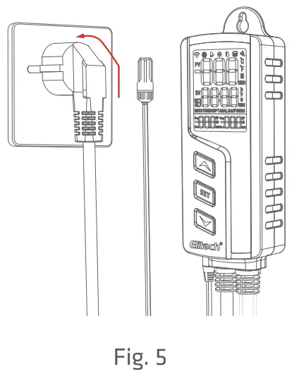 Elitech STC 1000Pro TH Intelligent Temperature and Humidity Controller - Sensor 1