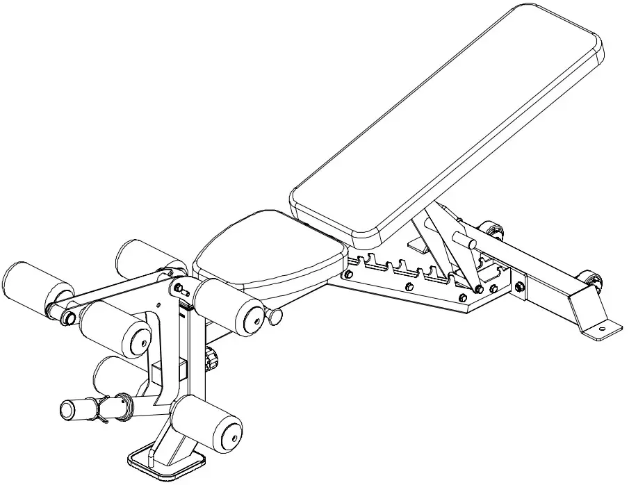 FORCE F MR FID V2 FID Bench with Arm and Leg Developer - ASSEMBLY 13