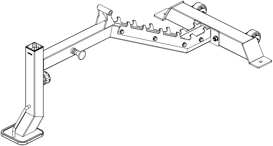 FORCE F MR FID V2 FID Bench with Arm and Leg Developer - ASSEMBLY DRAWING 3