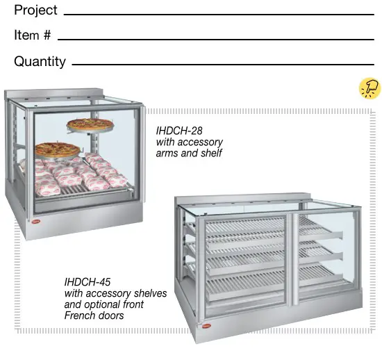 Hatco IHDCH-28 Intelligent Heated Display Cabinet with Humidity - Overview