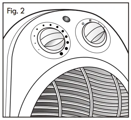 Kenmore 127 96050610 Oscillating Fan Heater - Heater