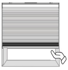 MCS1-A Motorized Cellular Shade - Single Tap Control to Operate the Shade
