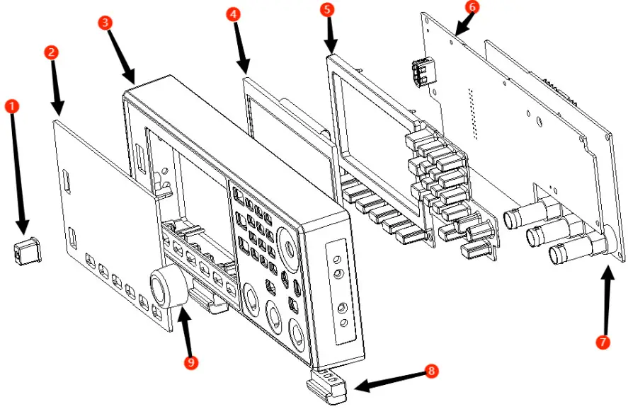 UNI T UTG1000X Series Function Arbitrary Waveform Generator - Structure