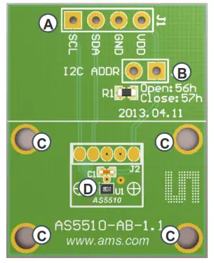 ams AS5510 10-bit Linear Incremental Position Sensor with Digital Angle output - Fig2