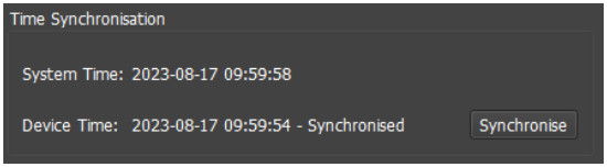 COMVISION Visiotech VC-1 Pro Cam Manager Windows Application - Synchronise