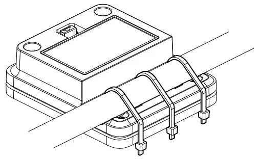 Cable Tie Method – For Larger Power Cords (>12mm)