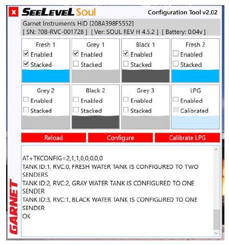 Soul Modules GARNET 708-RVC H SeeLeveL Soul Module Instruction Manual