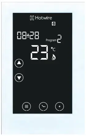 Hotwire HWGL2 Dual Programming Thermostat - Programming
