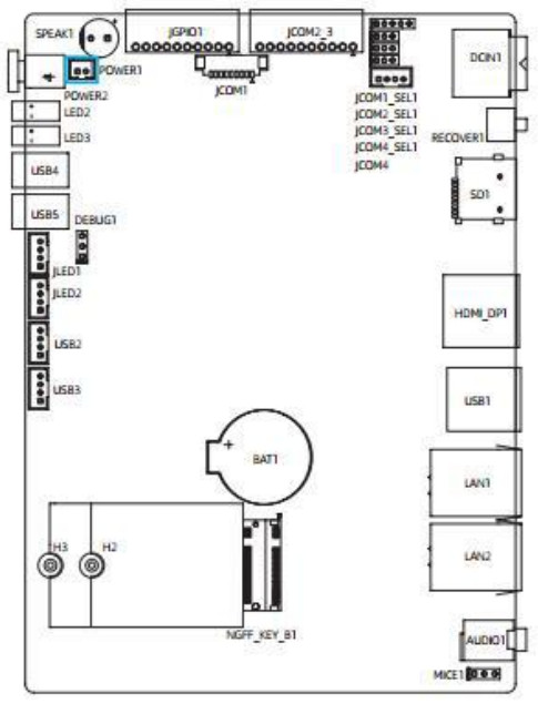 JWIPC E088 Edge Box User - pin interface 7