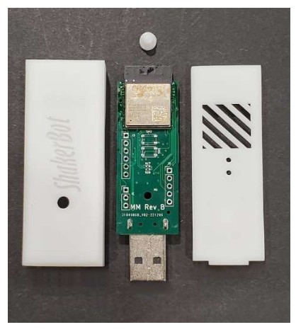 Real IOT Tech ShakerBot Fully Programmable Mouse Jiggler - Bottom
