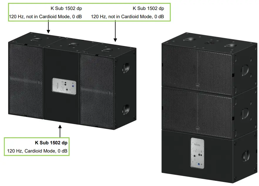 SEEBURG K Sub 1502 dp Multi functional Premium Class Subwoofer  - Controls7