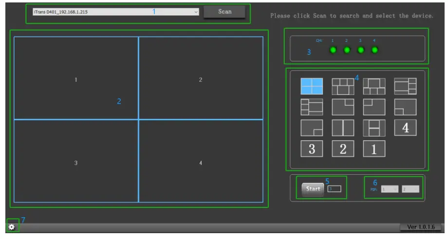 Control the iTrans D401