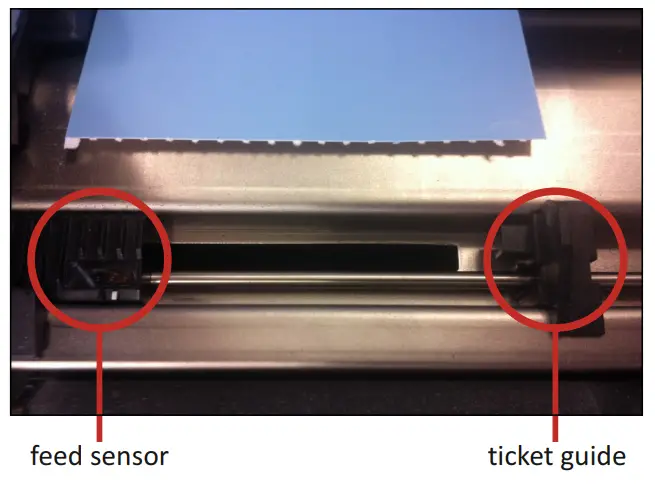 ticketSource Thermal Ticket Print Server - feed sensor