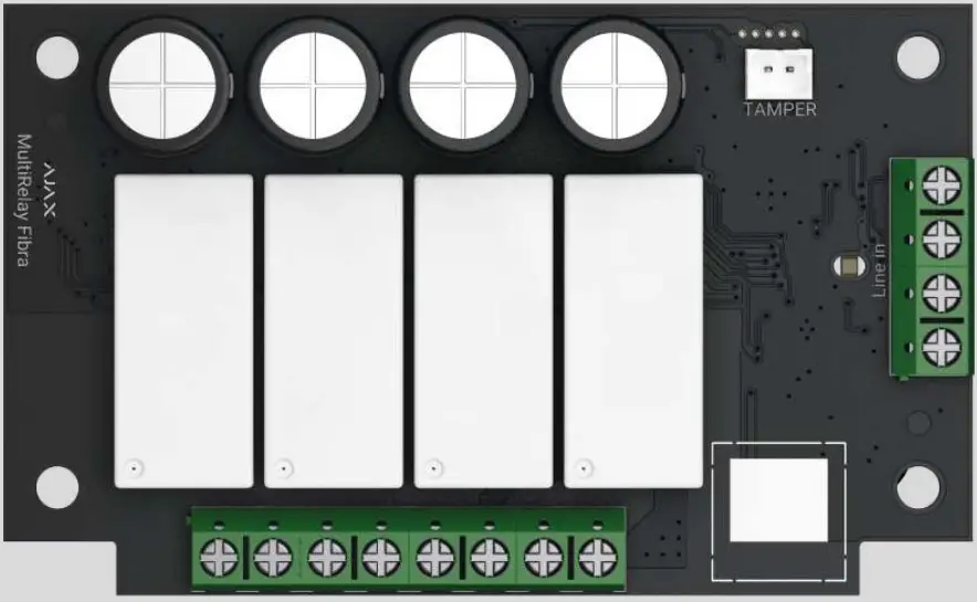 AJAX MultiRelay Fibra Four Channel Relay Module