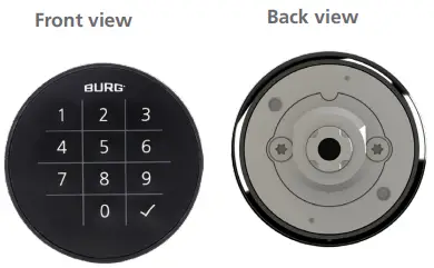 BURG Flexo Code Electronic Combination Code Lock - Code 1